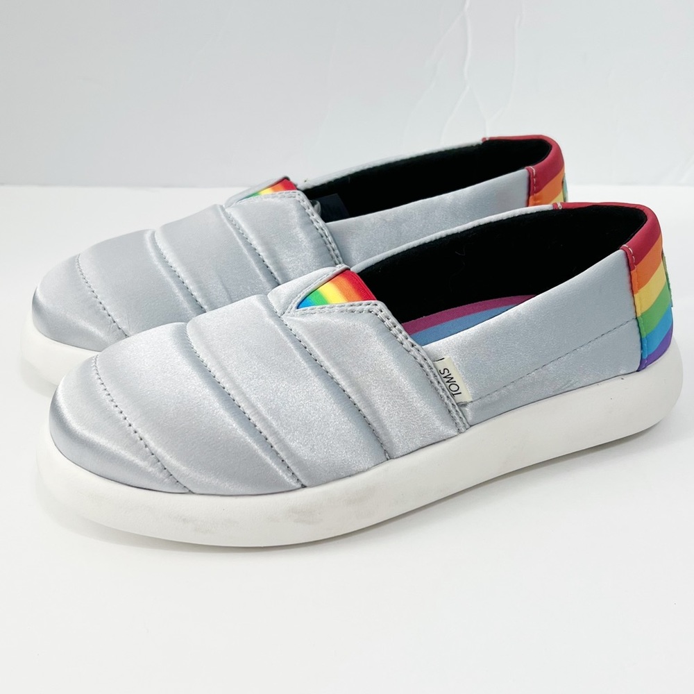 Toms mallow Alpergarto pride puffer sneaker size 6.5